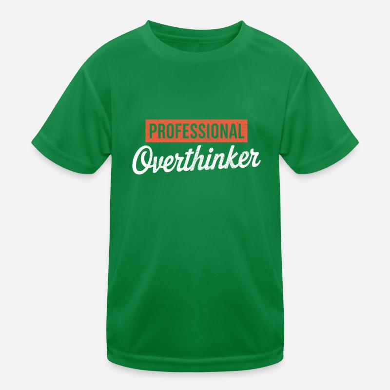 Professional Overthinker Kids Functional T-Shirt
