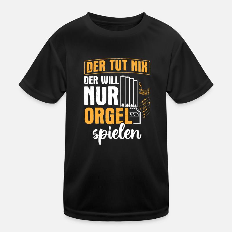 Kirche Orgel Organist Kinder Funktions-T-Shirt