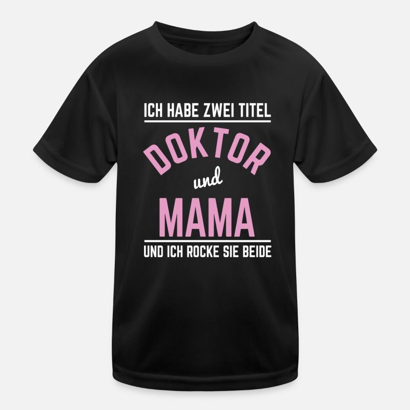 Doktor Doktorand Doktortitel Kinder Funktions-T-Shirt