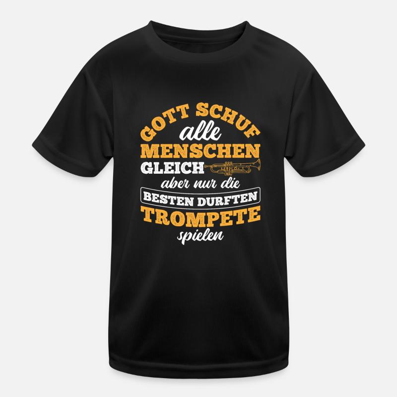 Trompete Kinder Funktions-T-Shirt