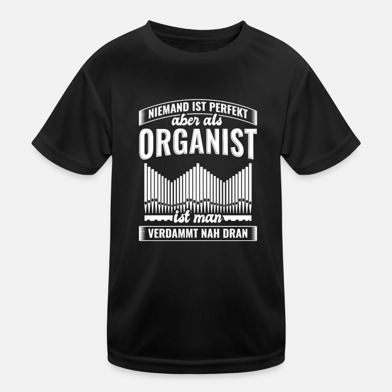 Orgel Kirche Kinder Funktions-T-Shirt