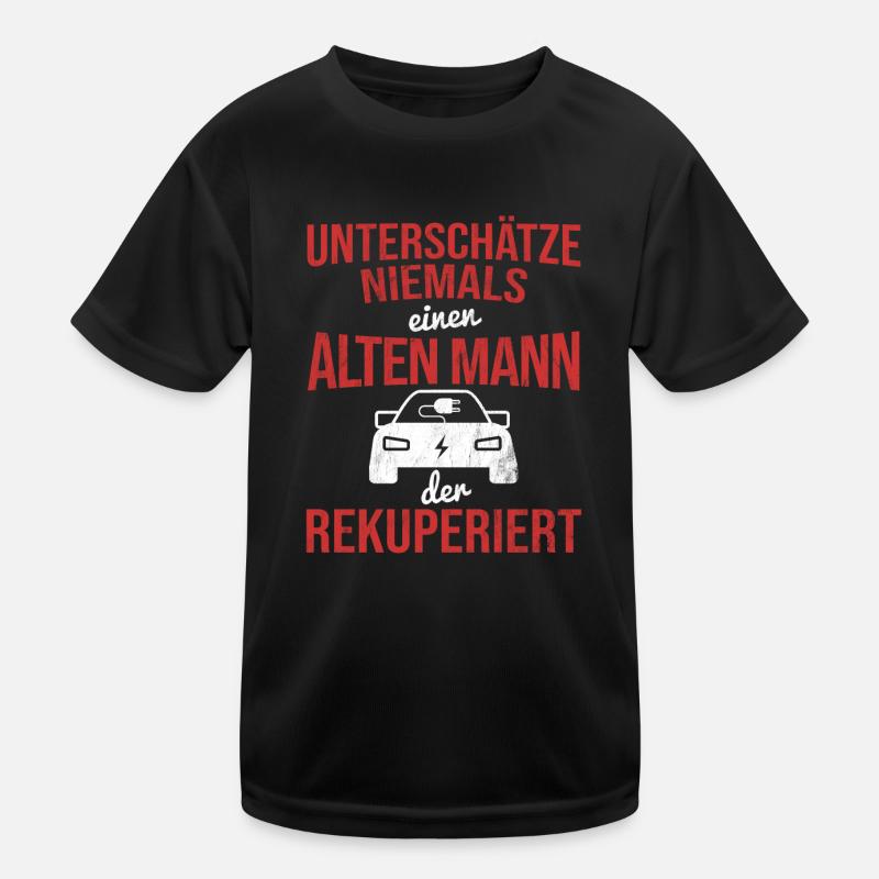 Elektroauto Auto E-Auto Kinder Funktions-T-Shirt
