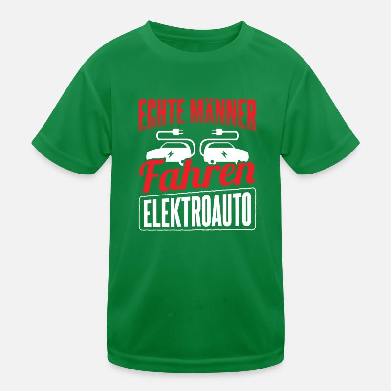 Auto E-Auto Elektroauto Kinder Funktions-T-Shirt