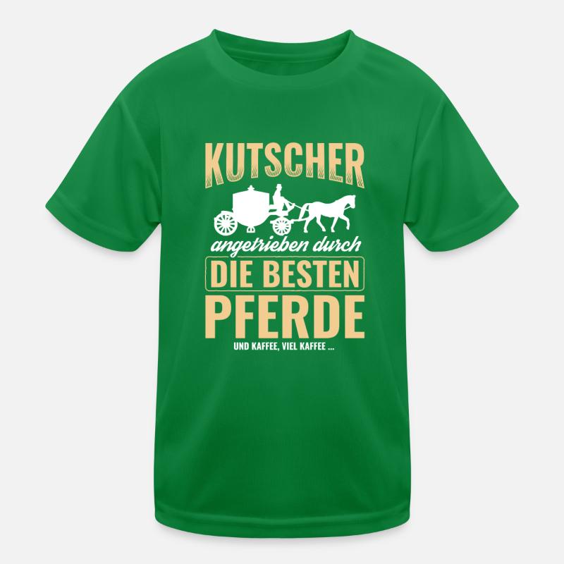 Kutsche Kinder Funktions-T-Shirt