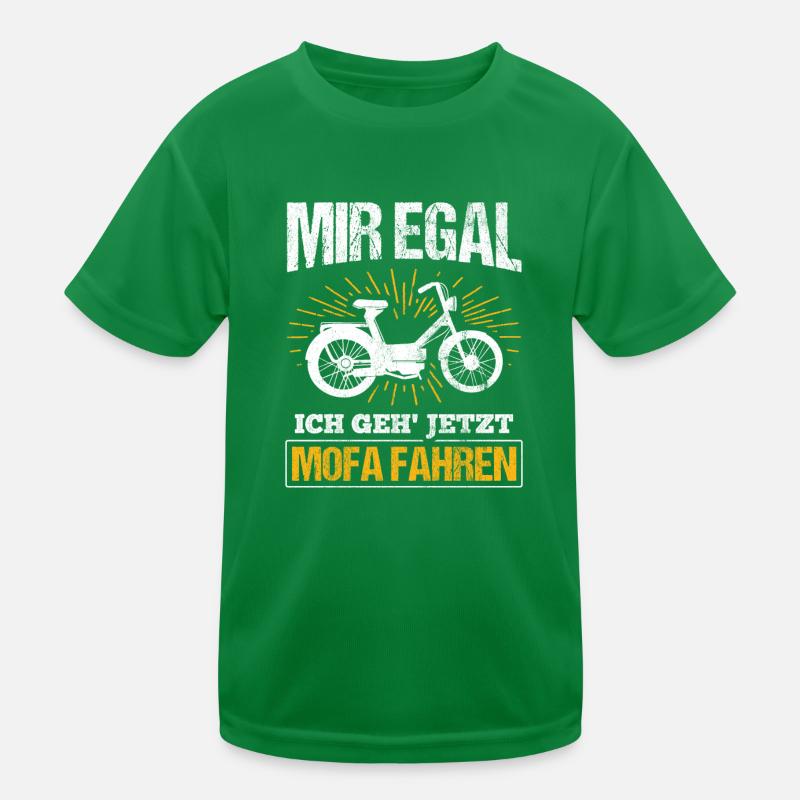 Mofa Moped Kinder Funktions-T-Shirt