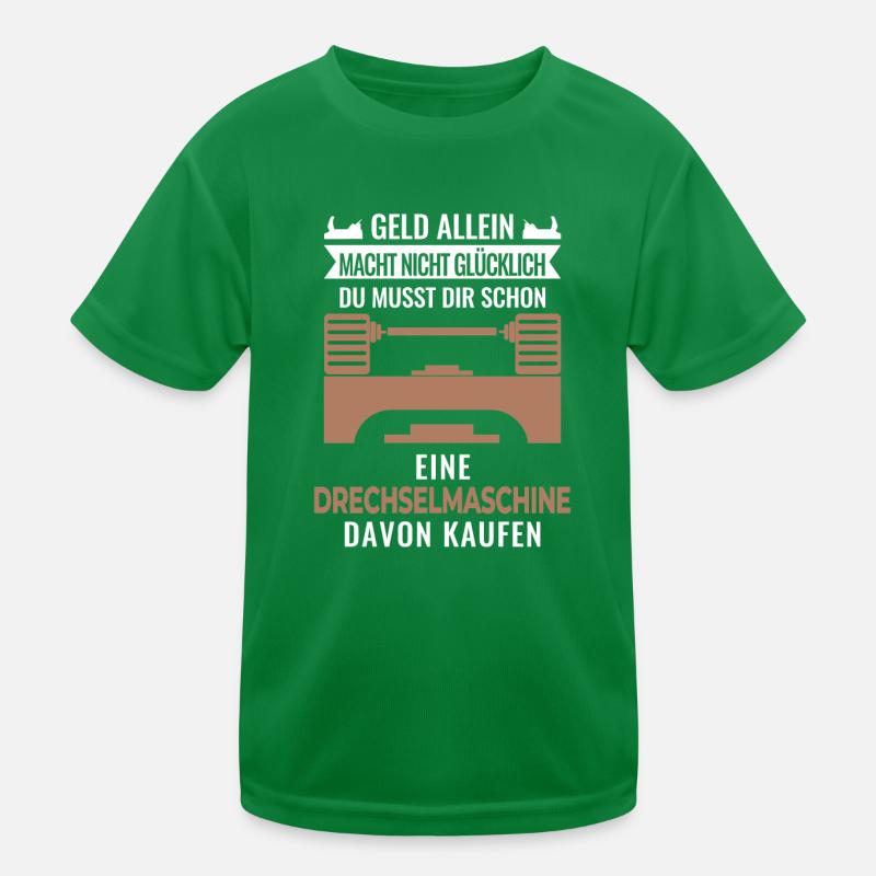 Drechseln Kinder Funktions-T-Shirt