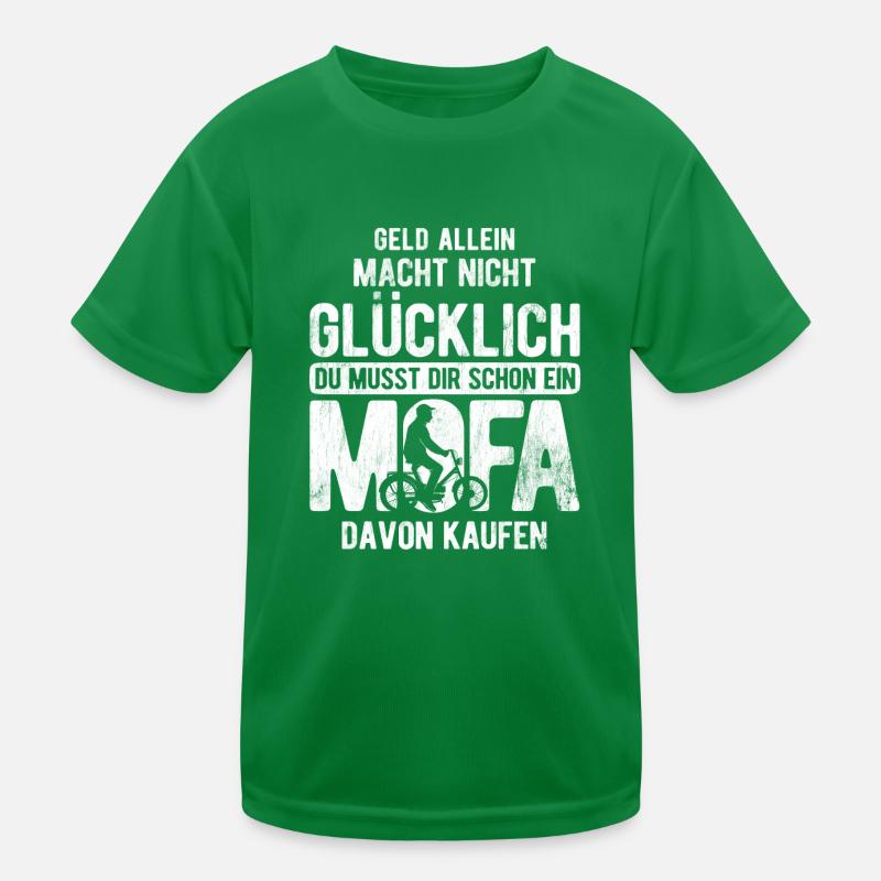 Mofa Moped Geschenk Kinder Funktions-T-Shirt