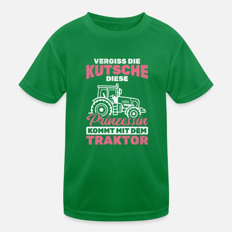 Traktor Bauer Kinder Funktions-T-Shirt