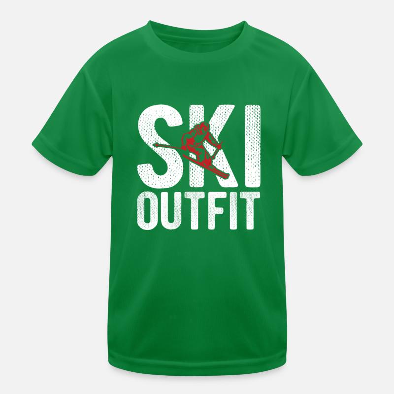 Ski Gift Kinder Funktions-T-Shirt