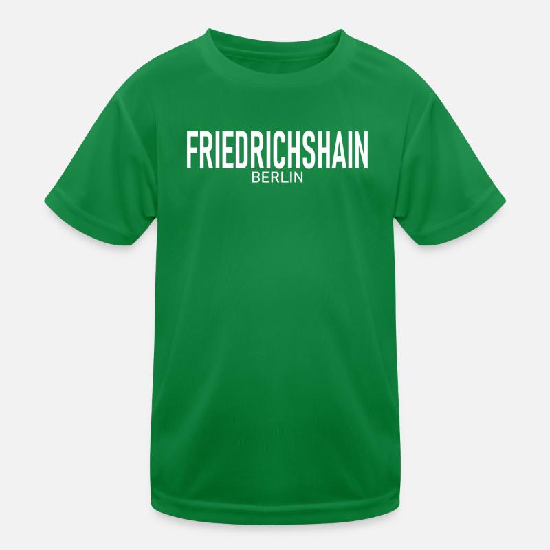 Friedrichshain - Berlin - District - Germany Kids Functional T-Shirt