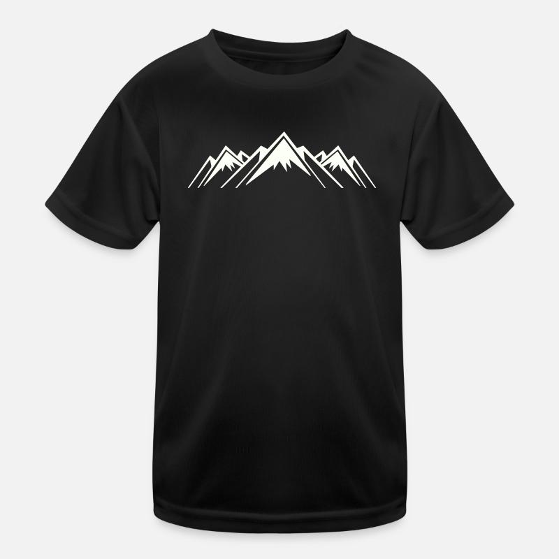 Mountains Mountain Mountains Kids Functional T-Shirt