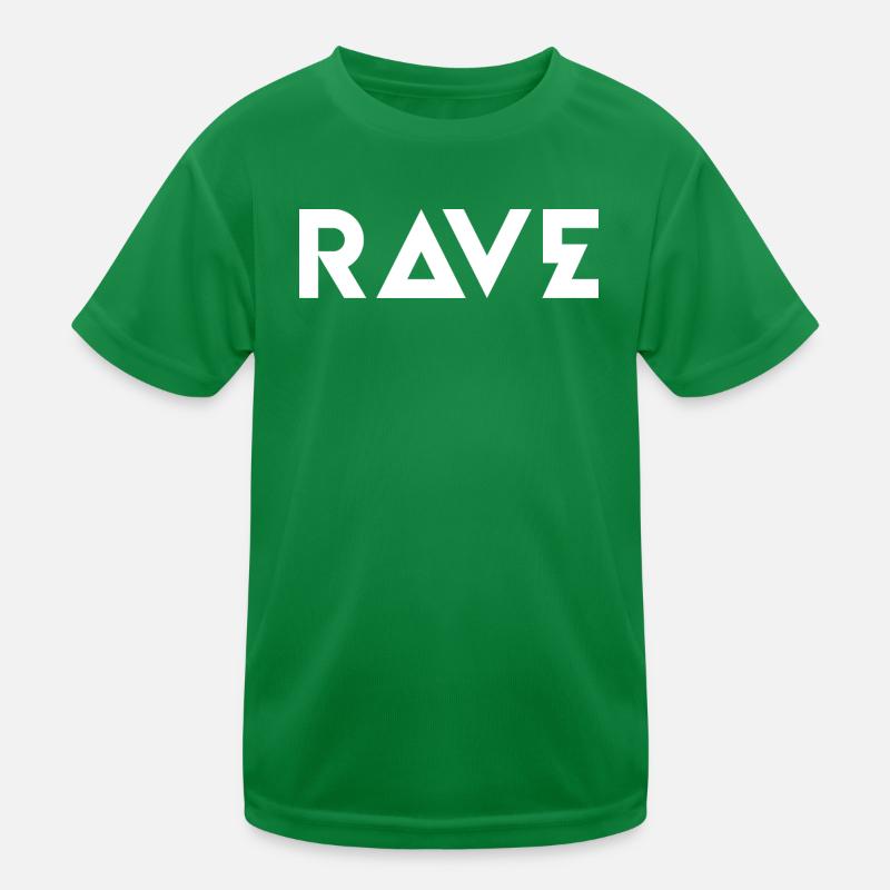 RAVE Geometric Bold Logo Kinder Funktions-T-Shirt