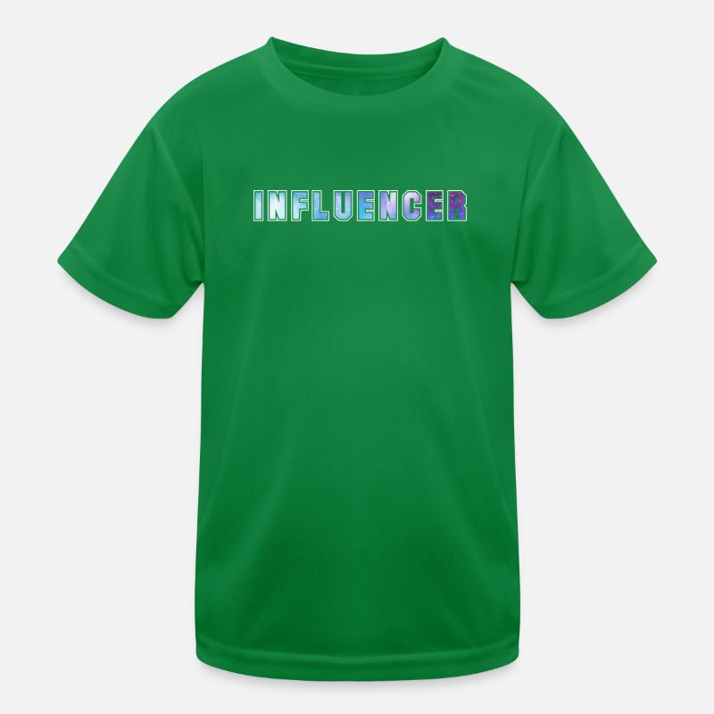 Influencer Kinder Funktions-T-Shirt