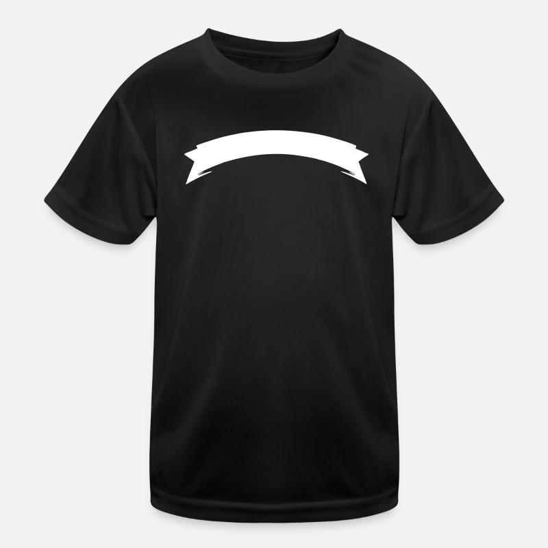 Schleife | Banderole | ribbon Vectorgraphic white Kinder Funktions-T-Shirt