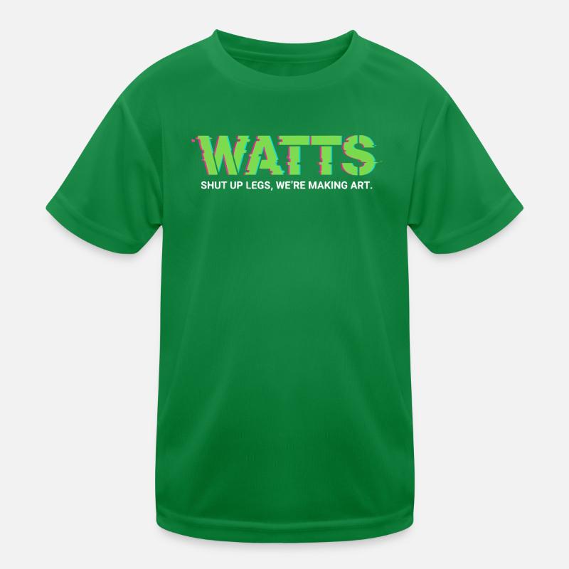 WATTS Neon Pop Art Tee Kids Functional T-Shirt