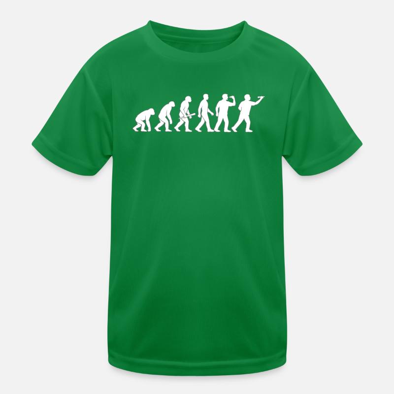 Evolution der Technik Kinder Funktions-T-Shirt
