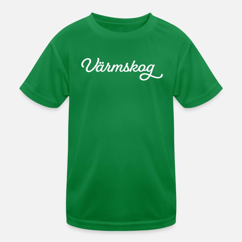 Värmskog white Kids Functional T-Shirt