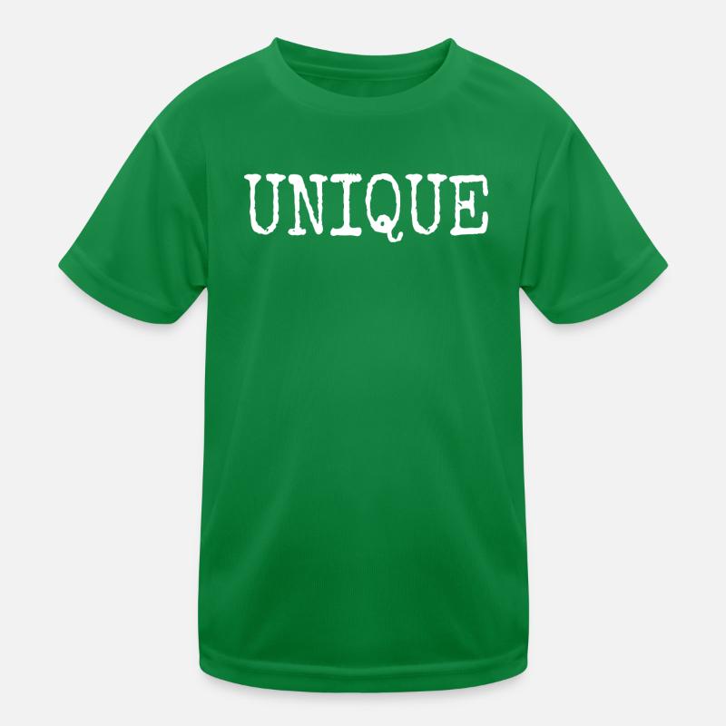 unique, unique, unique valeur de soi unique T-shirt sport Enfant