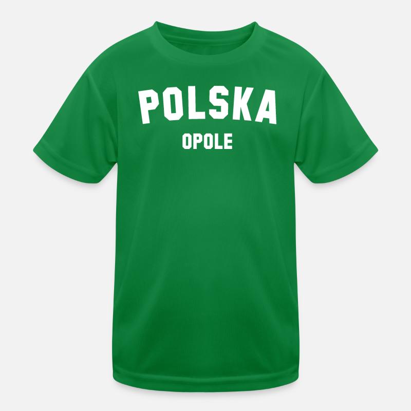 OPOLE Polska Polen Kinder Funktions-T-Shirt