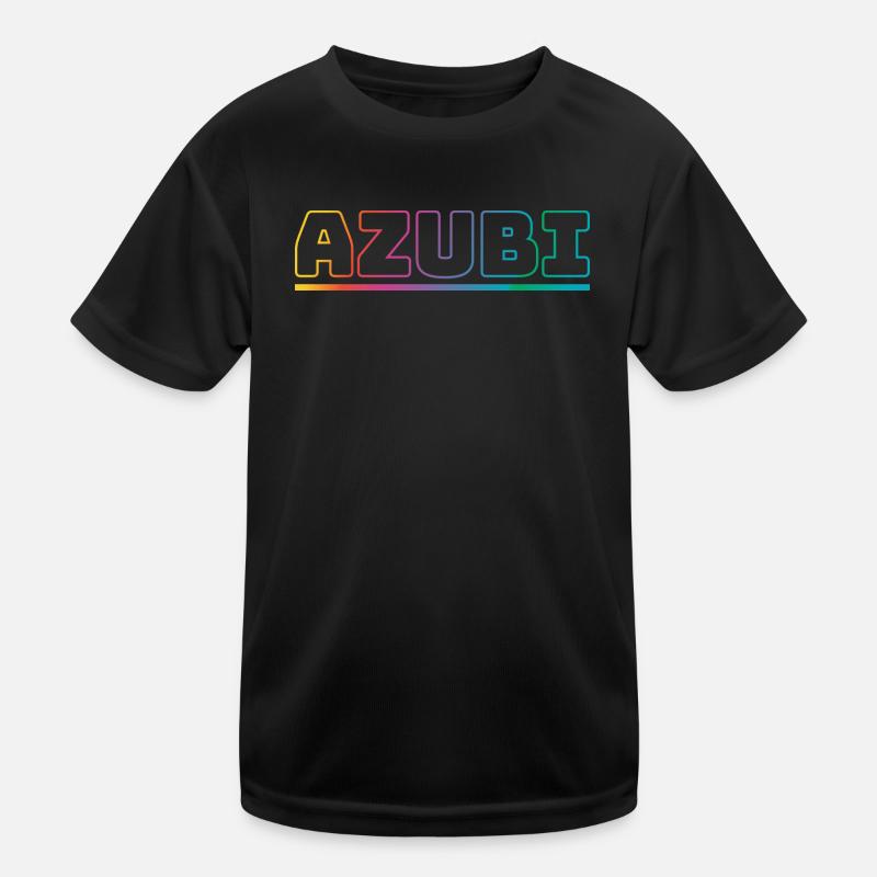 Design Azubi outline bunt Kinder Funktions-T-Shirt