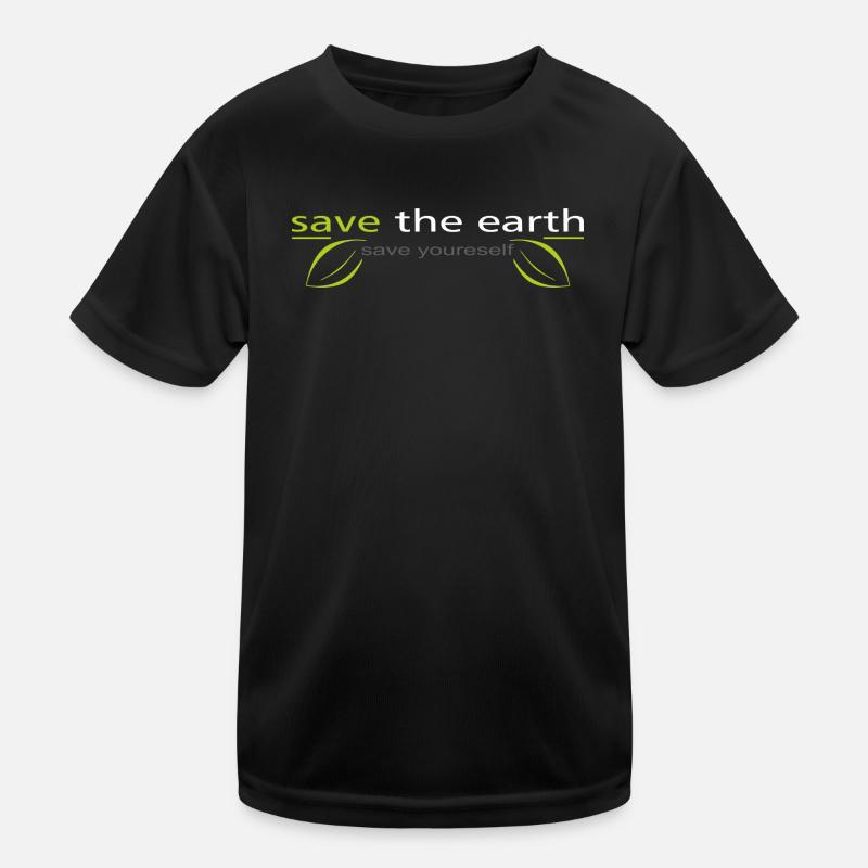 save_the_earth T-shirt sport Enfant