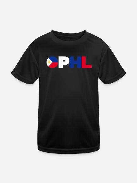 Philippines - Kids Functional T-Shirt - black