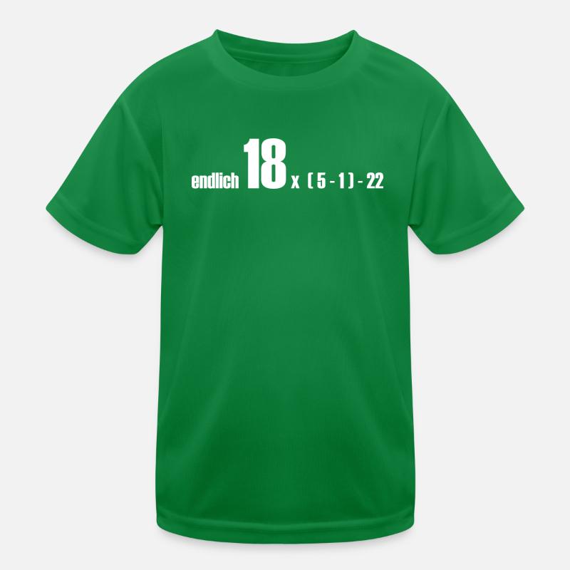 endlich 18 oder doch 50? Kinder Funktions-T-Shirt