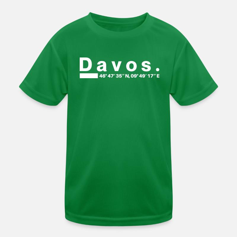 Davos Coordonnées Grisons Grisons Grisons T-shirt sport Enfant