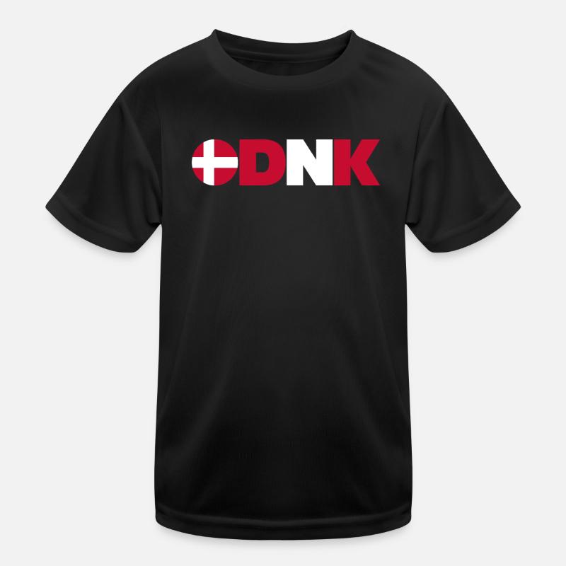 Danimarca Maglietta sportiva per bambini