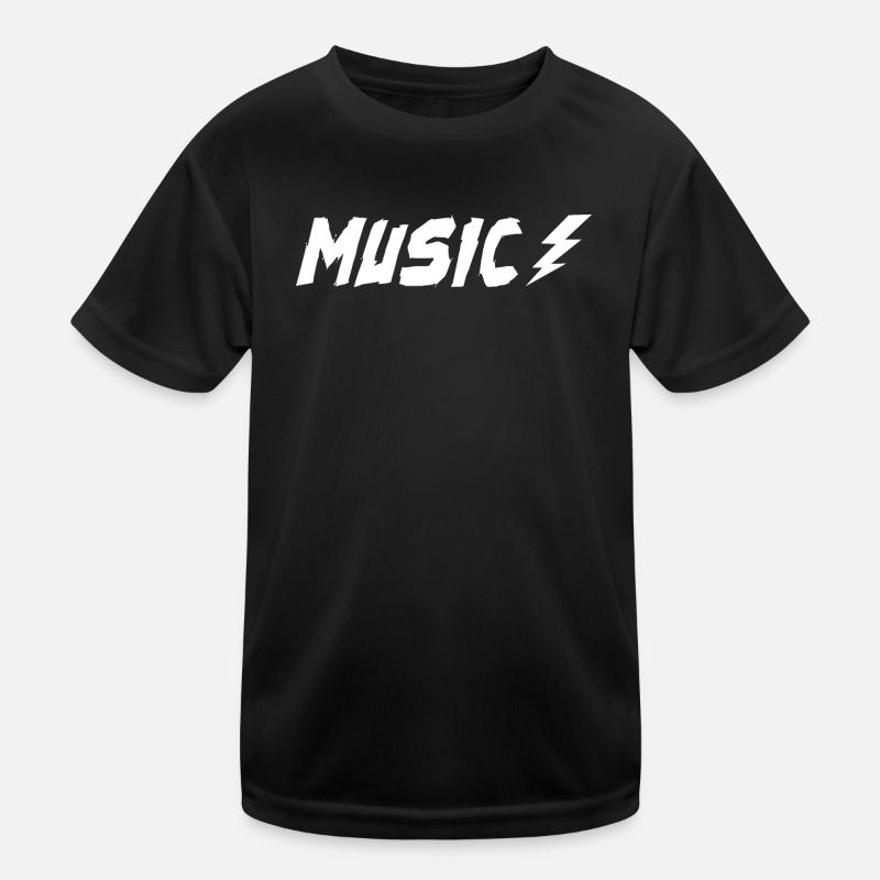 Musik mit Bolzen Kinder Funktions-T-Shirt