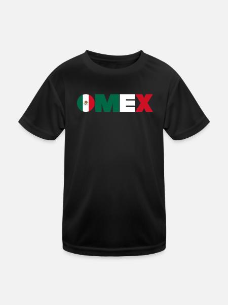 MÉXICO - Kinder Funktions-T-Shirt - Schwarz