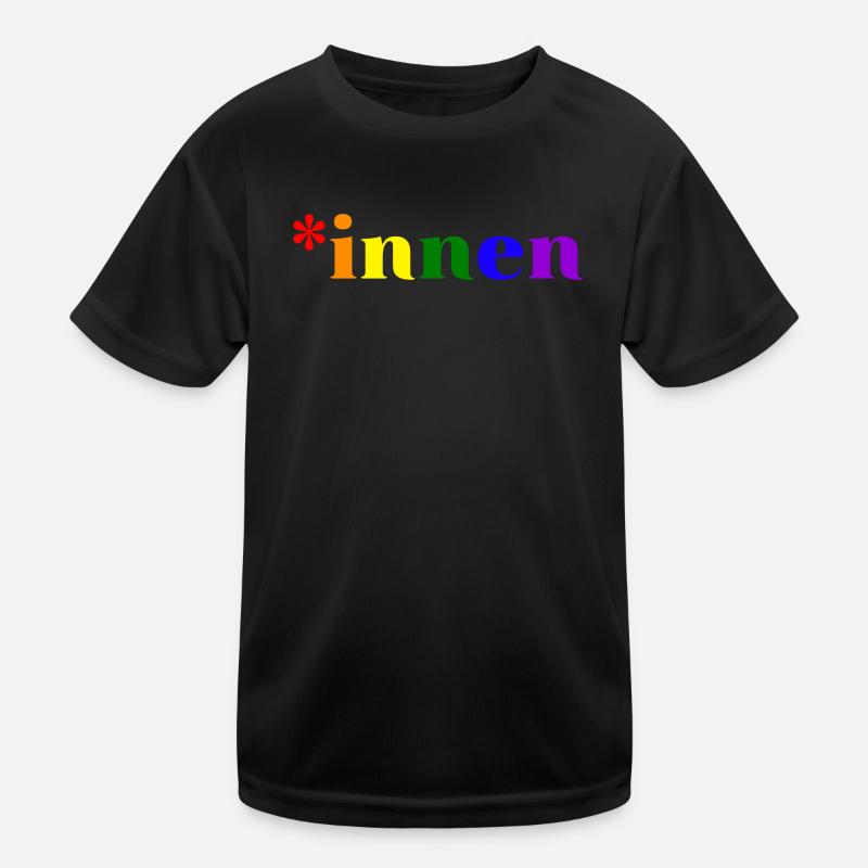*innen Gendern Kinder Funktions-T-Shirt