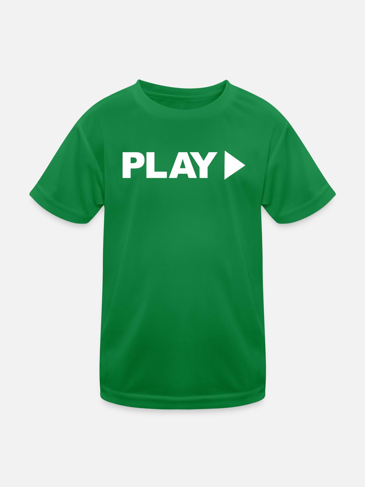 Play - Kids Functional T-Shirt - kelly green - Front
