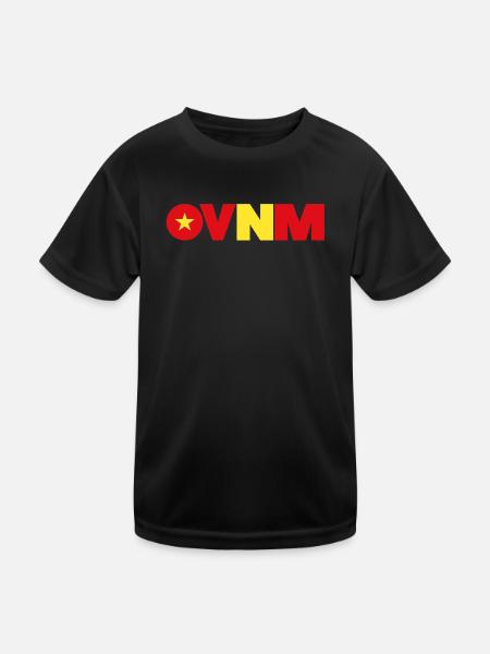 Vietnam - Kids Functional T-Shirt - black - Front