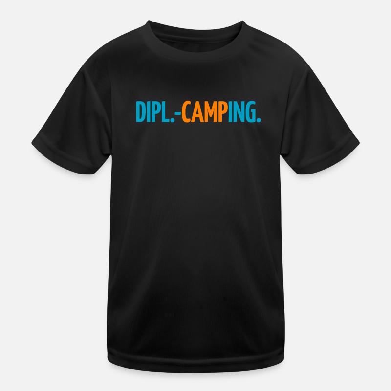 Dipl.-Ing. Camper Fan Experte Camping Wohnmobil Kinder Funktions-T-Shirt