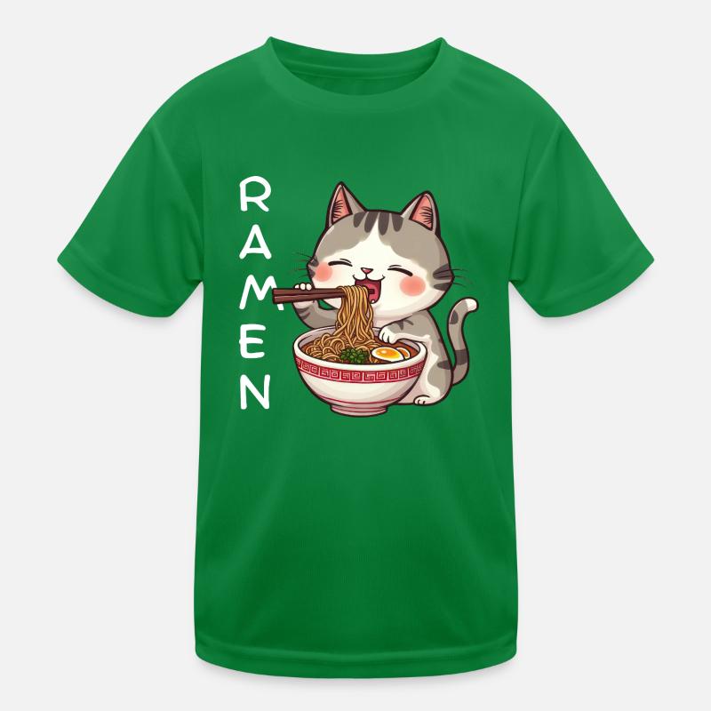 Ramen Chat T-shirt sport Enfant