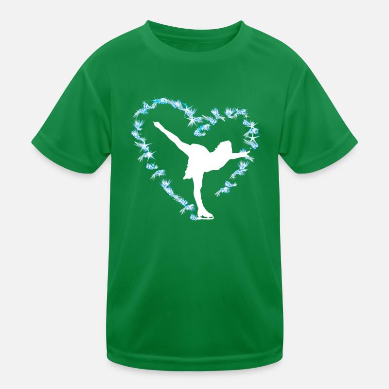 Figure skating Ice skating Ice dance figures Kids Functional T-Shirt