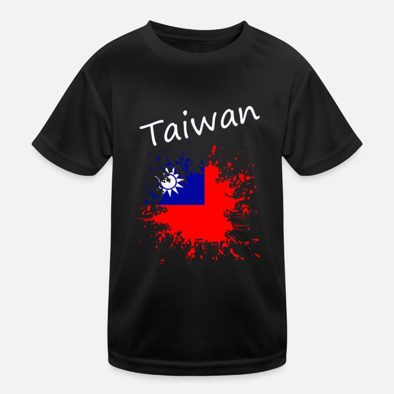 Taiwan Kinder Funktions-T-Shirt