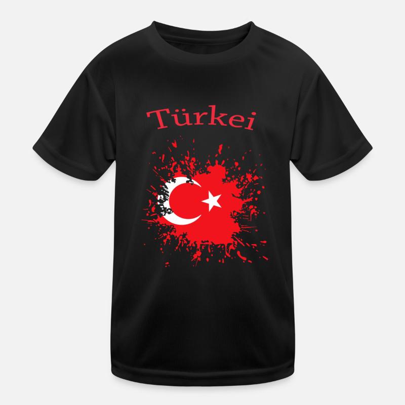 Türkei Kinder Funktions-T-Shirt