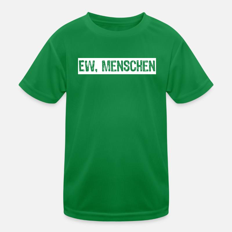 Ew Menschen Kinder Funktions-T-Shirt