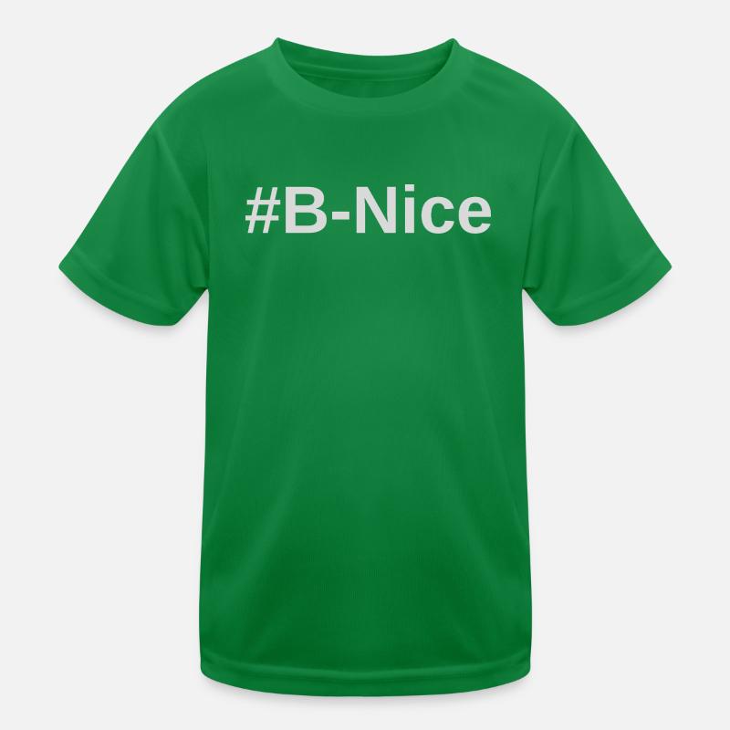 #B schöner Druck Kinder Funktions-T-Shirt
