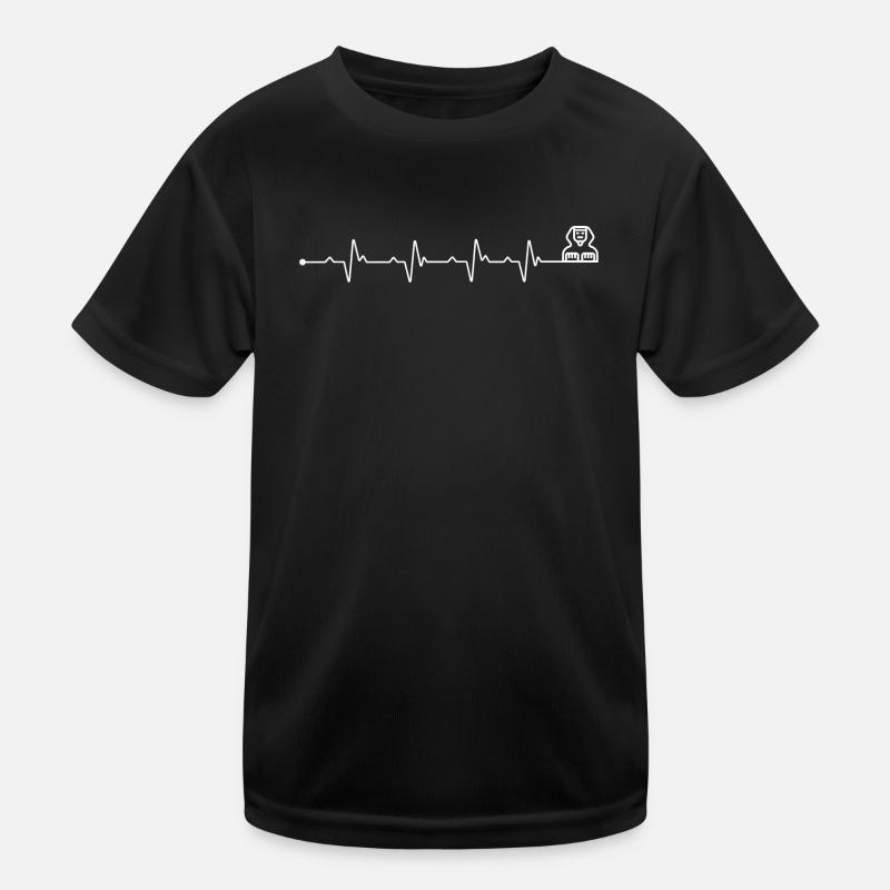 Herzschlag Große Sphinx von Gizeh Kinder Funktions-T-Shirt