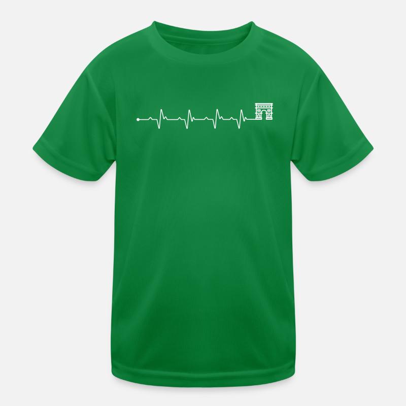 Herzschlag arc de triomphe Kinder Funktions-T-Shirt