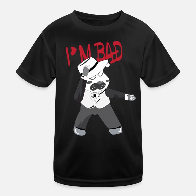 I'm BAD Dancer - Dancing Dog Kids Functional T-Shirt