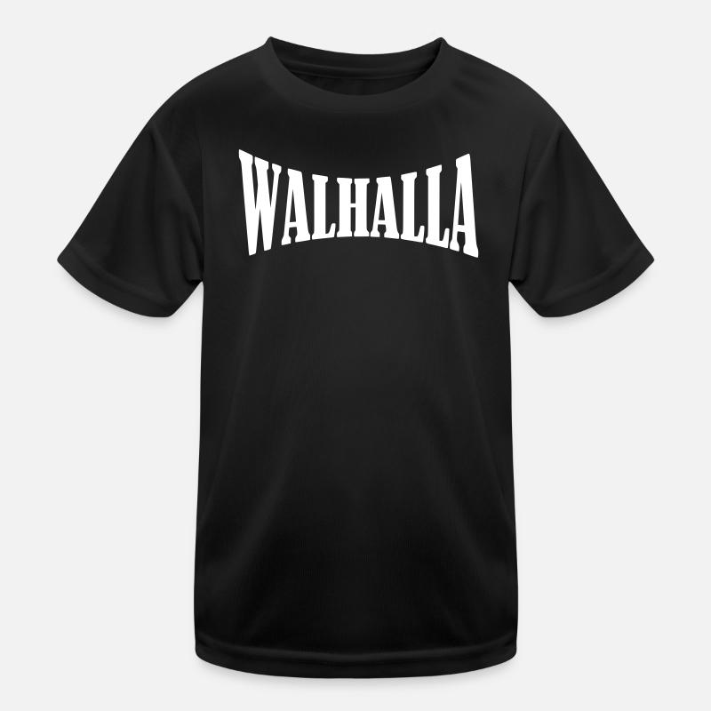 walhalla viking wikinger shirt Kinder Funktions-T-Shirt
