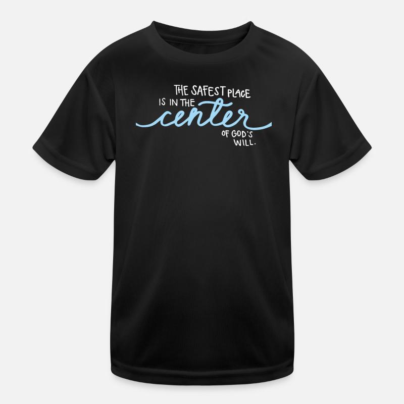 Der sicherste Ort (dunkel) Kinder Funktions-T-Shirt