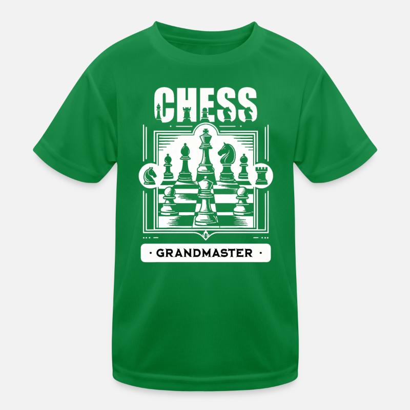 Chess Grandmaster Tactical Board Kids Functional T-Shirt