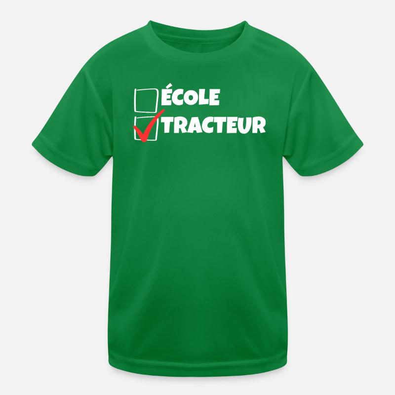 Kleiner Bauer Humor Traktor Kind Kinder Funktions-T-Shirt