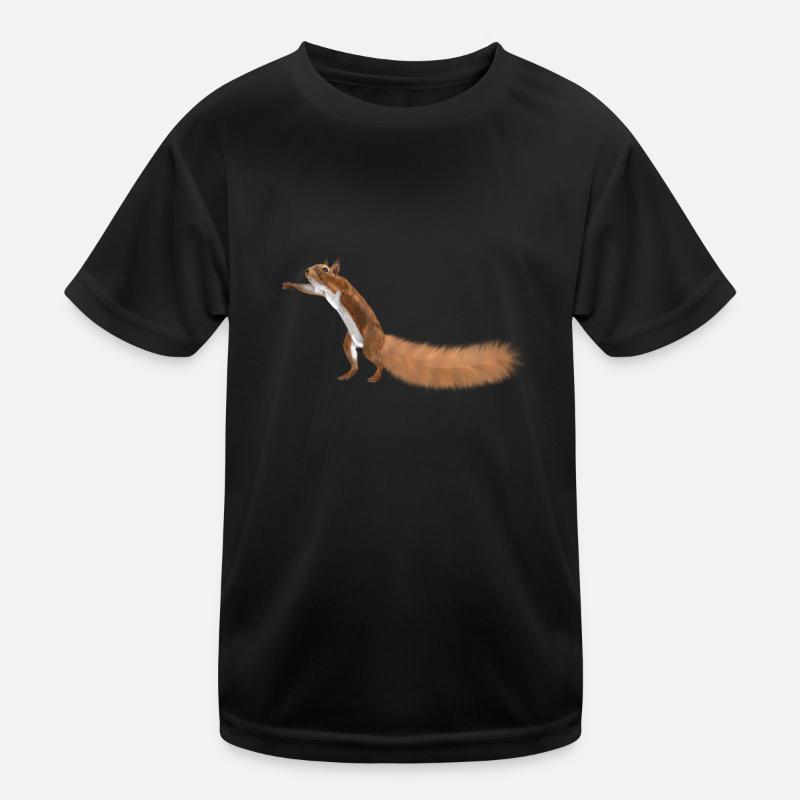 Eichhörnchen Kinder Funktions-T-Shirt