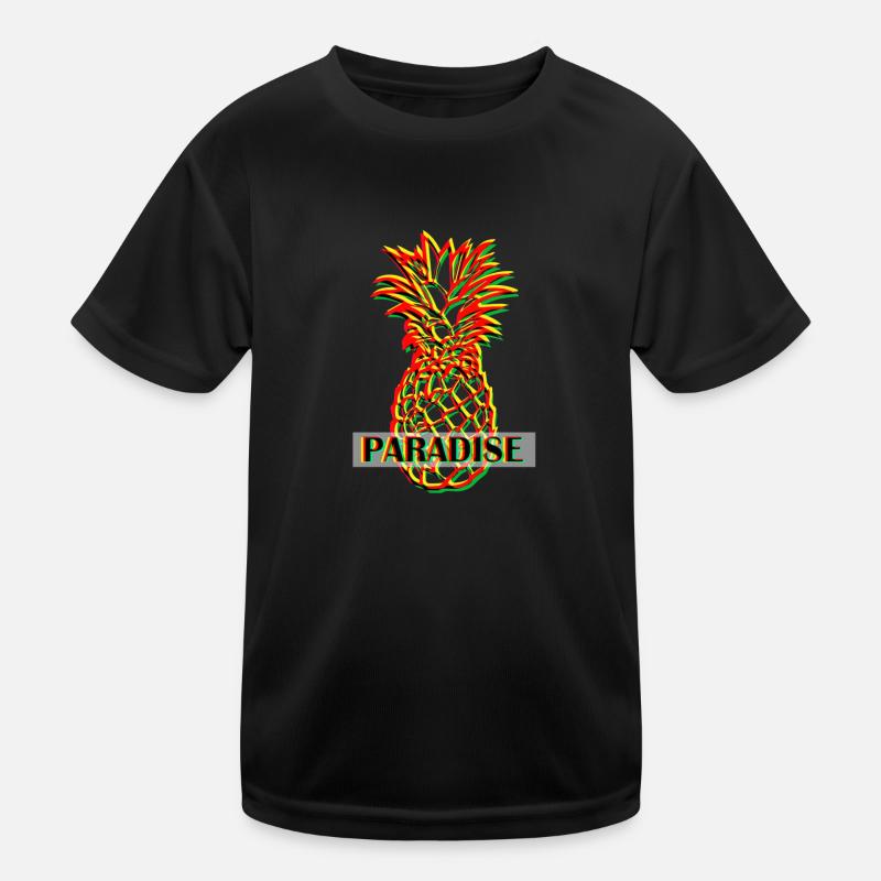 Ananas regard 3D T-shirt sport Enfant